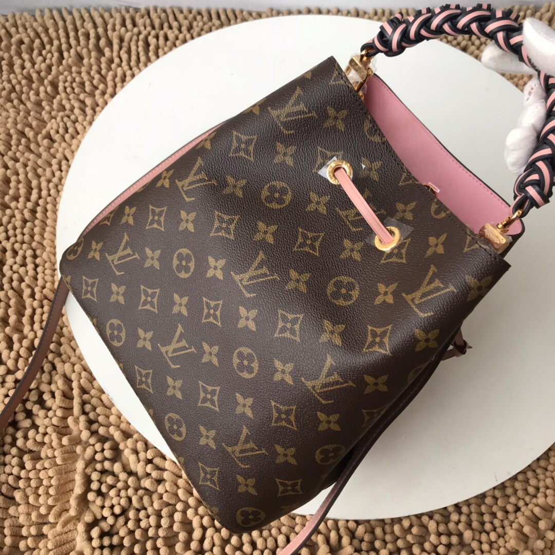 L0vis Vvtt0n good quality Bag Neonoe M43985 with pink