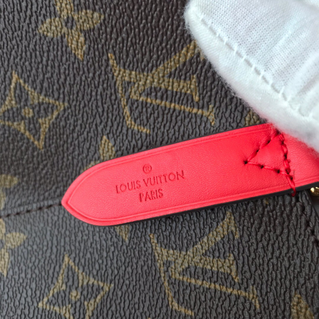 L0vis Vvtt0n New woven NEONOE bag with red M43985