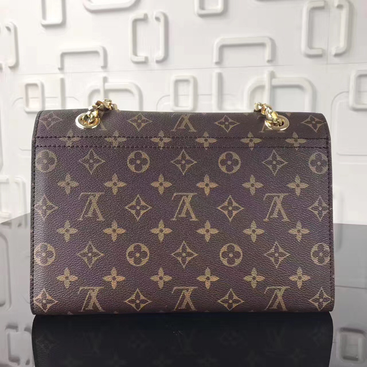 L0vis Vvtt0n Monogram canvas chain blue bag VICTOIRE handbag M41731
