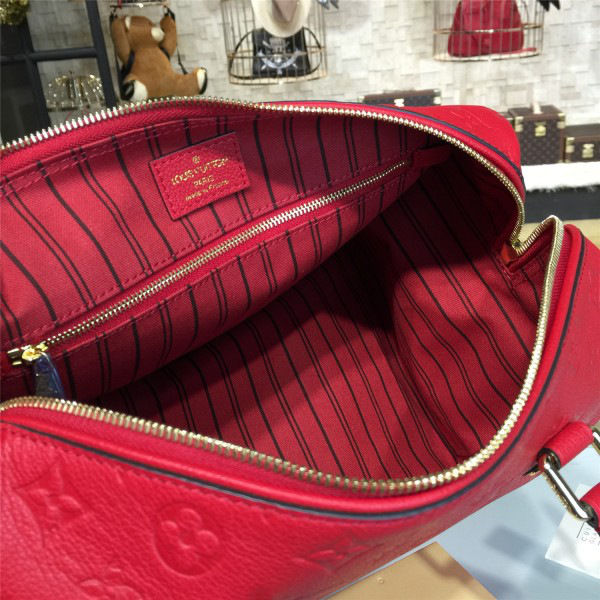 L0vis Vvtt0n SPEEDY Bag with Red 30cm
