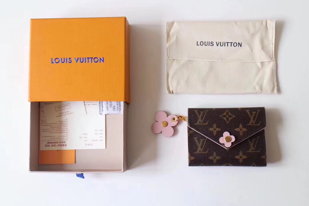 L0vis Vvtt0n Original Emilie Rose Red Wallet 