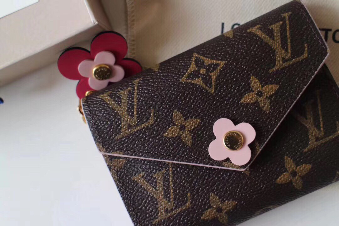 L0vis Vvtt0n Original Emilie Rose Red Wallet 