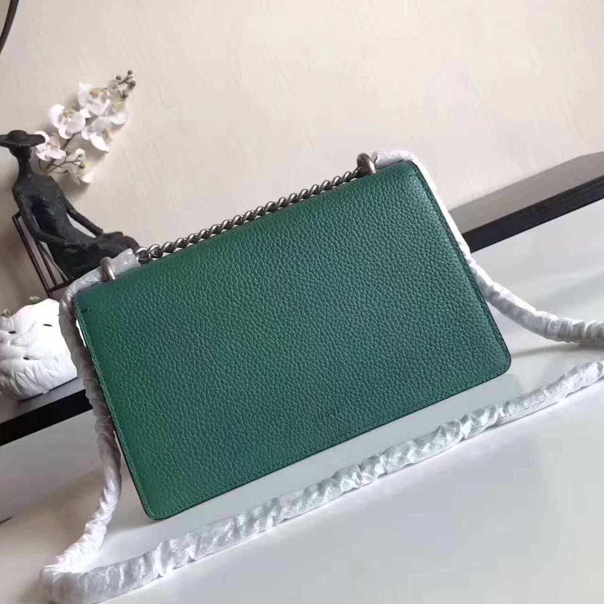 Gvc*1 Dionysus Blooms Medium Bag In Green 400249