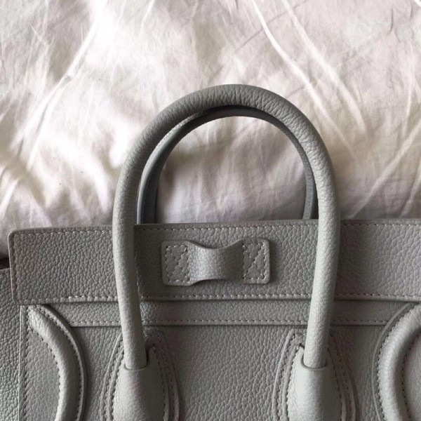Ce1i*e Micro Luggage Calfskin Handbag in Light Blue