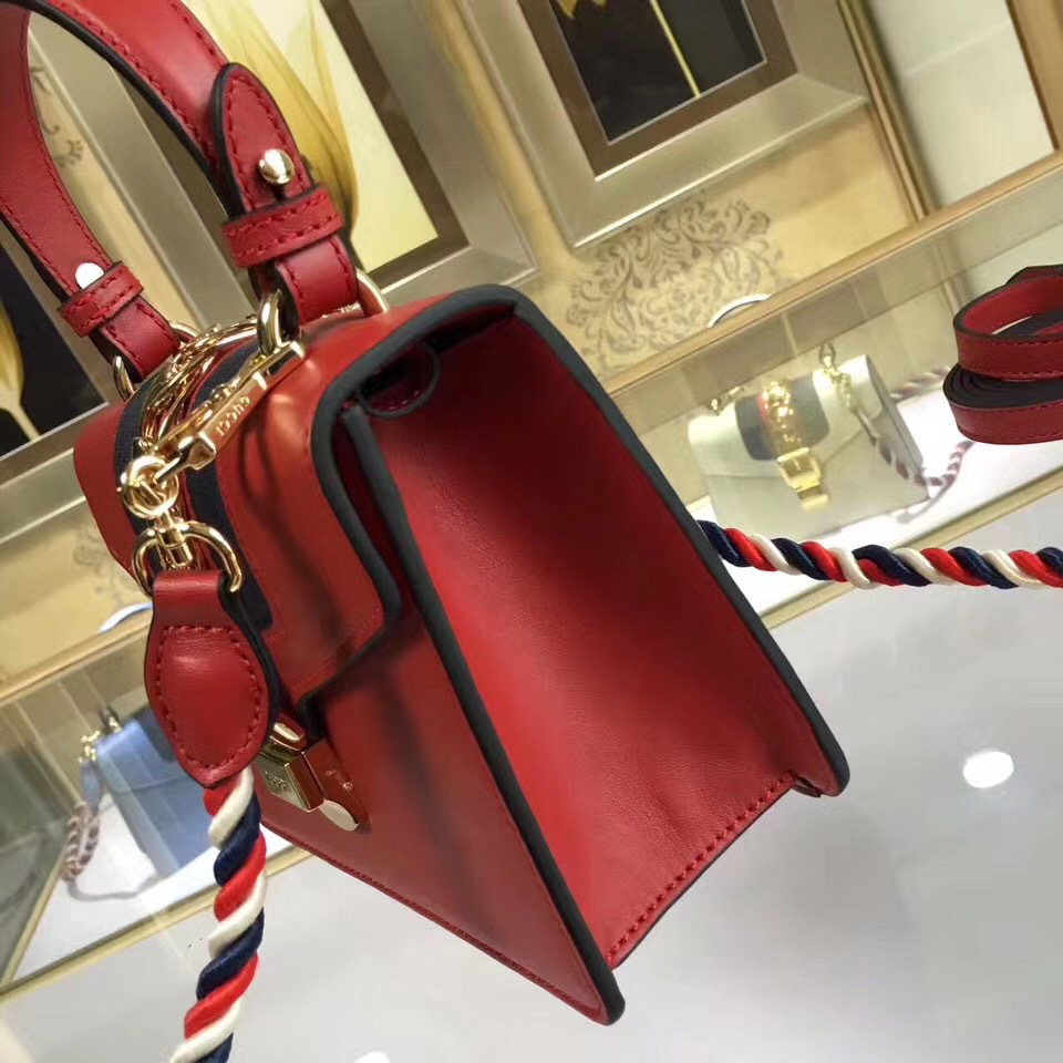 Gvc*1 Sylvie leather mini bag in Red 470270	
