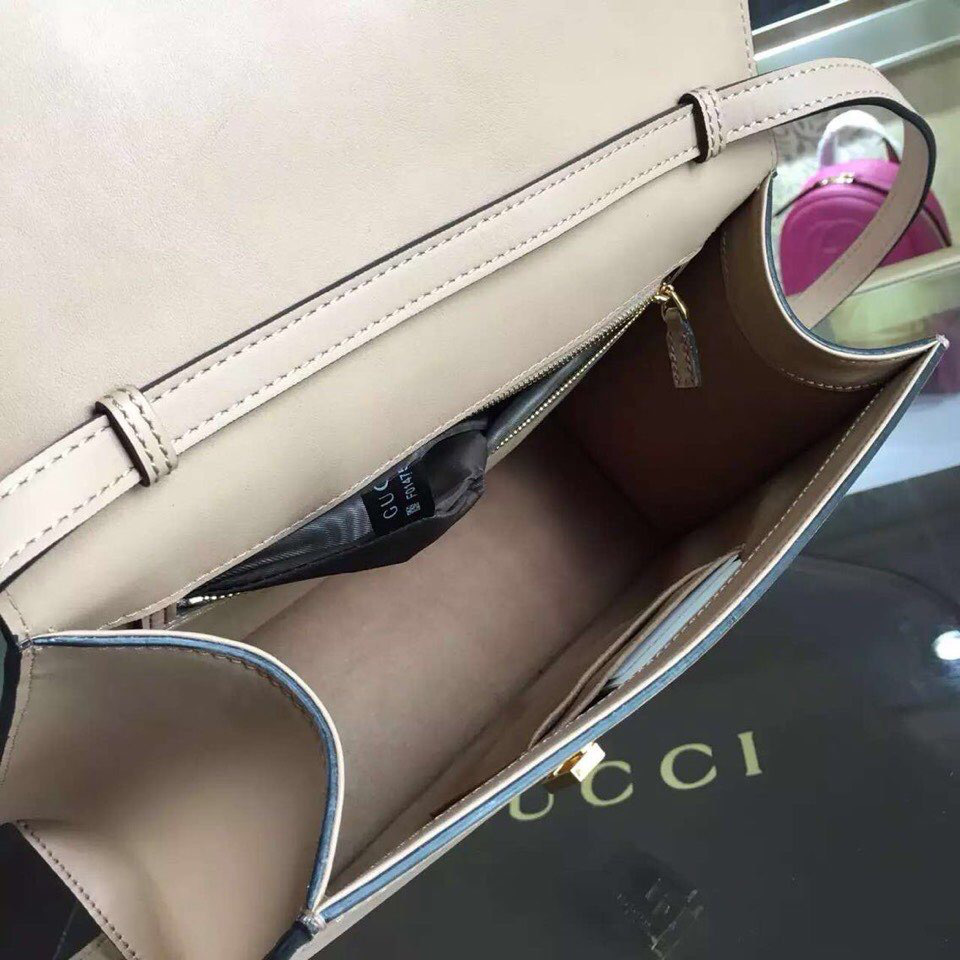 Gvc*1 Sylvie medium top handle bag in Pink leather 431665