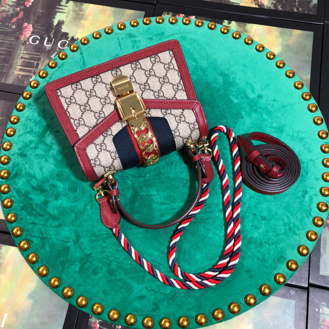 Gvc*1 Sylvie leather bag in Red 470270