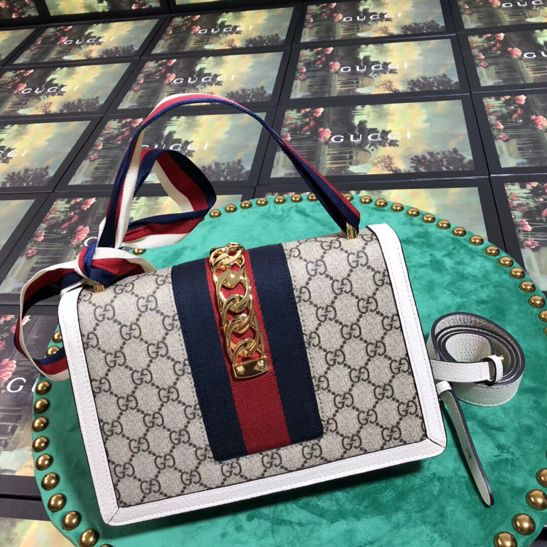 Gvc*1 Sylvie shoulder White bag leather 421882