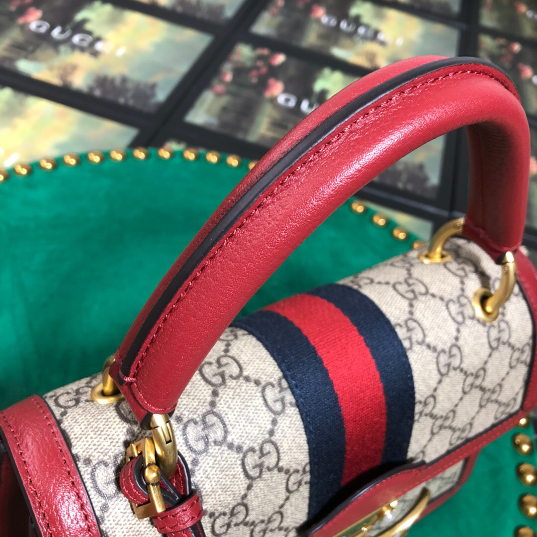 Gvc*1 Queen Margaret small top handle bag in Red 476541