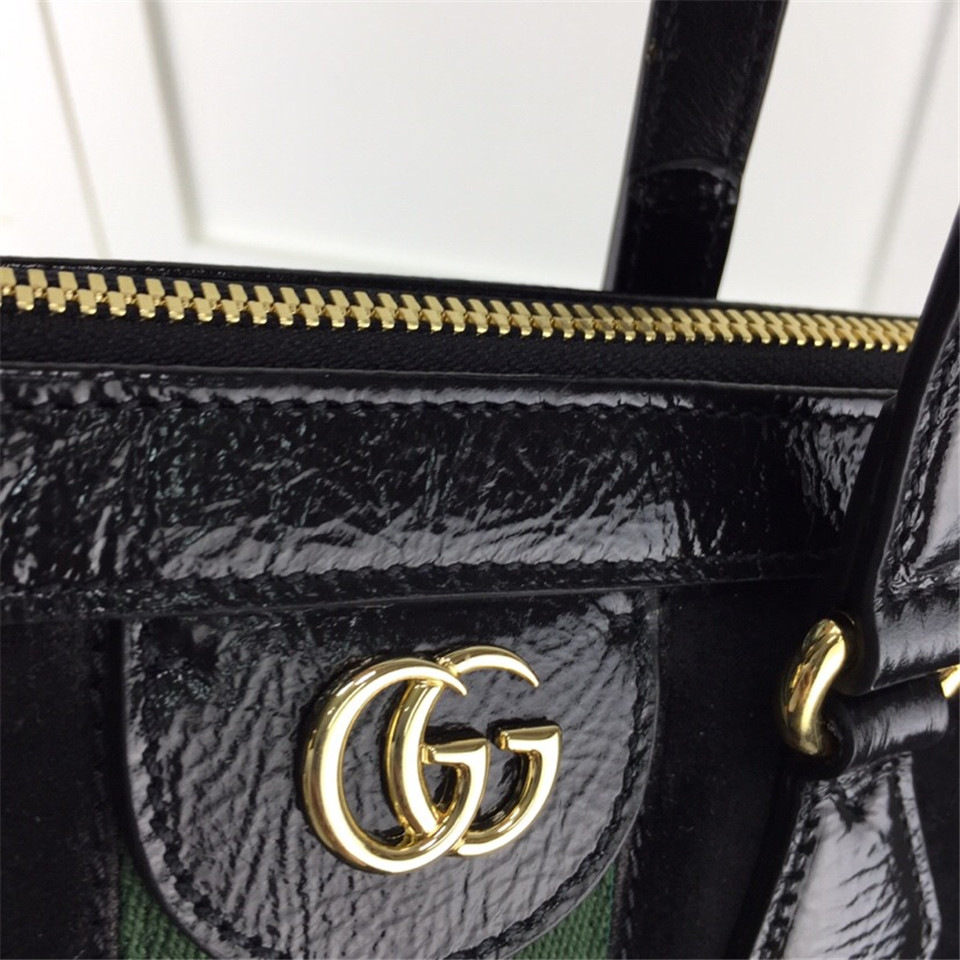Gvc*1 Ophidia small GG tote bag in Black 547551