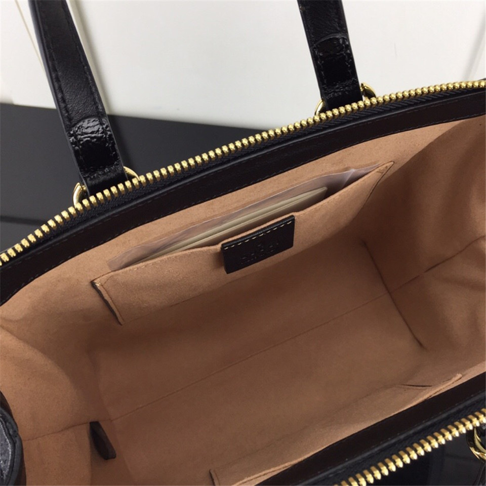 Gvc*1 Ophidia small GG tote bag in Black 547551