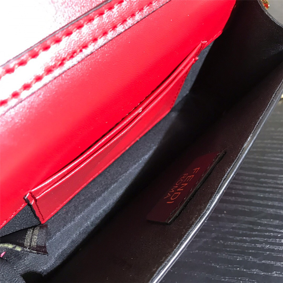 F**di Original Calfskin Leather Pocket in Red