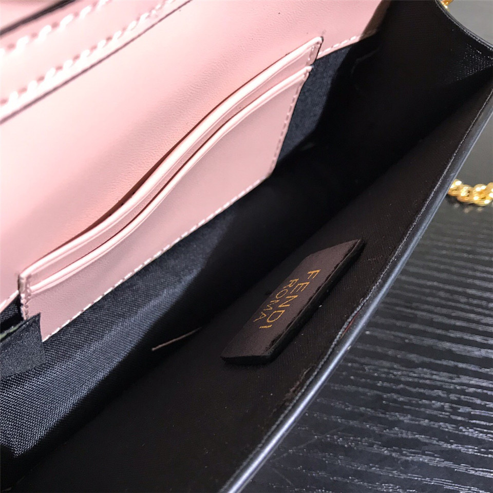 F**di Original Calfskin Leather Pocket in Pink