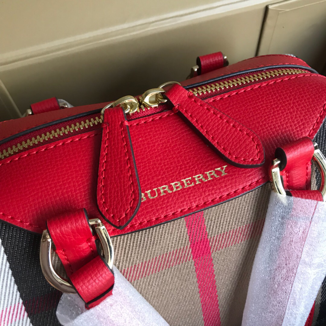 Bv*b*rry Original Classic Check bag in Red