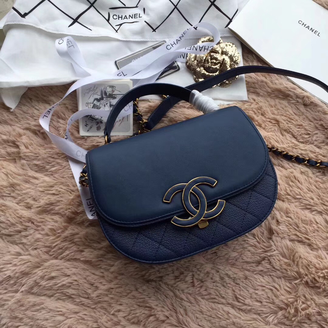 Ch**el Original Leather Bag in Blue