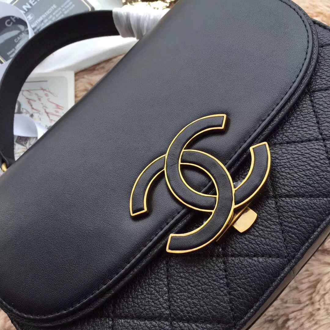 Ch**el Original Leather Bag in Black