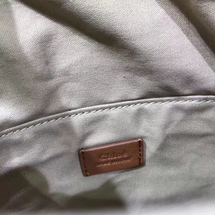 Chloe mini roy bucket bag in Brown