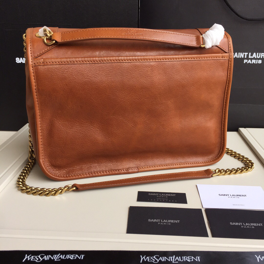 Y51 Monogram shoulder bag in Brown
