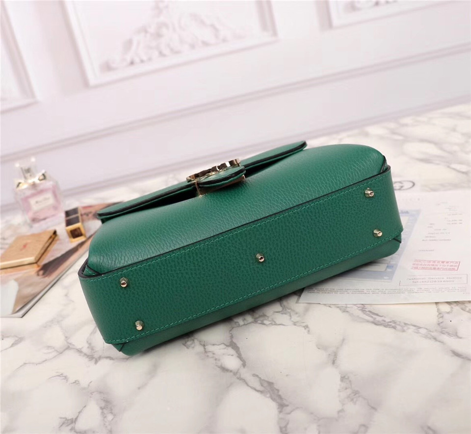 Gvc*1 Orignial Calfskin Handbag in Green 510320