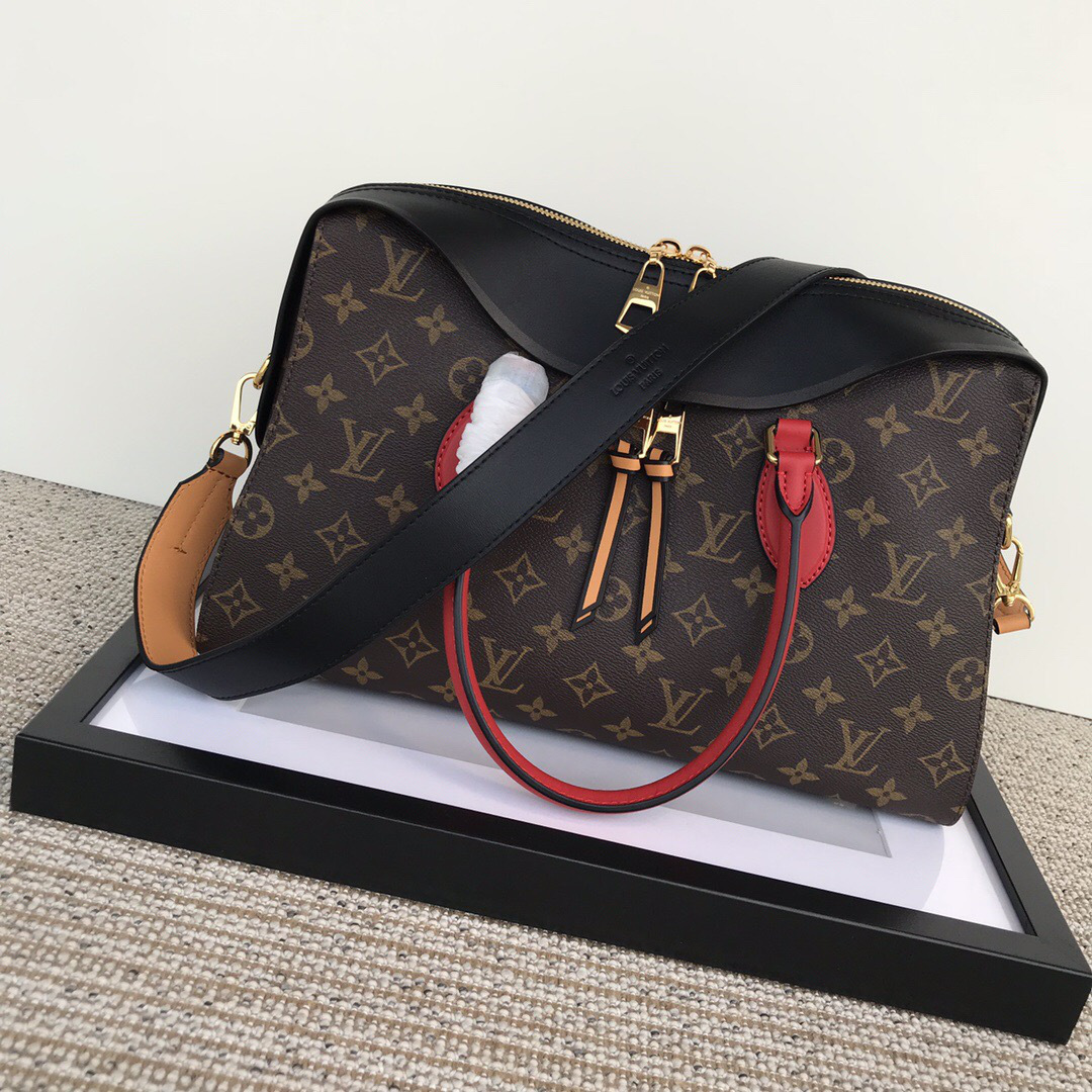 L0vis Vvtt0n Tuileries Monogram Canvas Handbags Black M41456