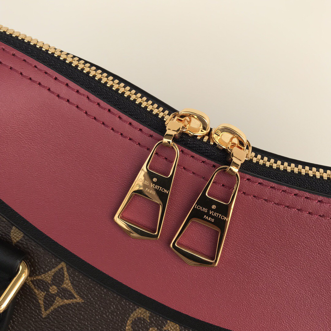 L0vis Vvtt0n Tuileries Monogram Canvas Handbags Rose Red M41456