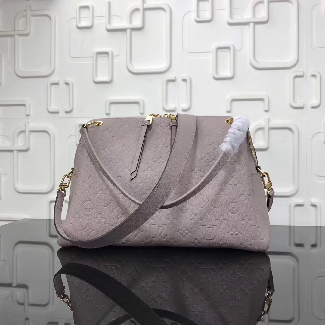 L0vis Vvtt0n Monogram Empreinte Leather Bag Light Pink M43719