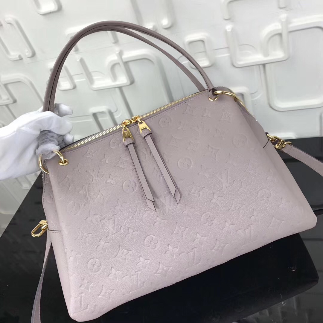 L0vis Vvtt0n Monogram Empreinte Leather Bag Light Pink M43719