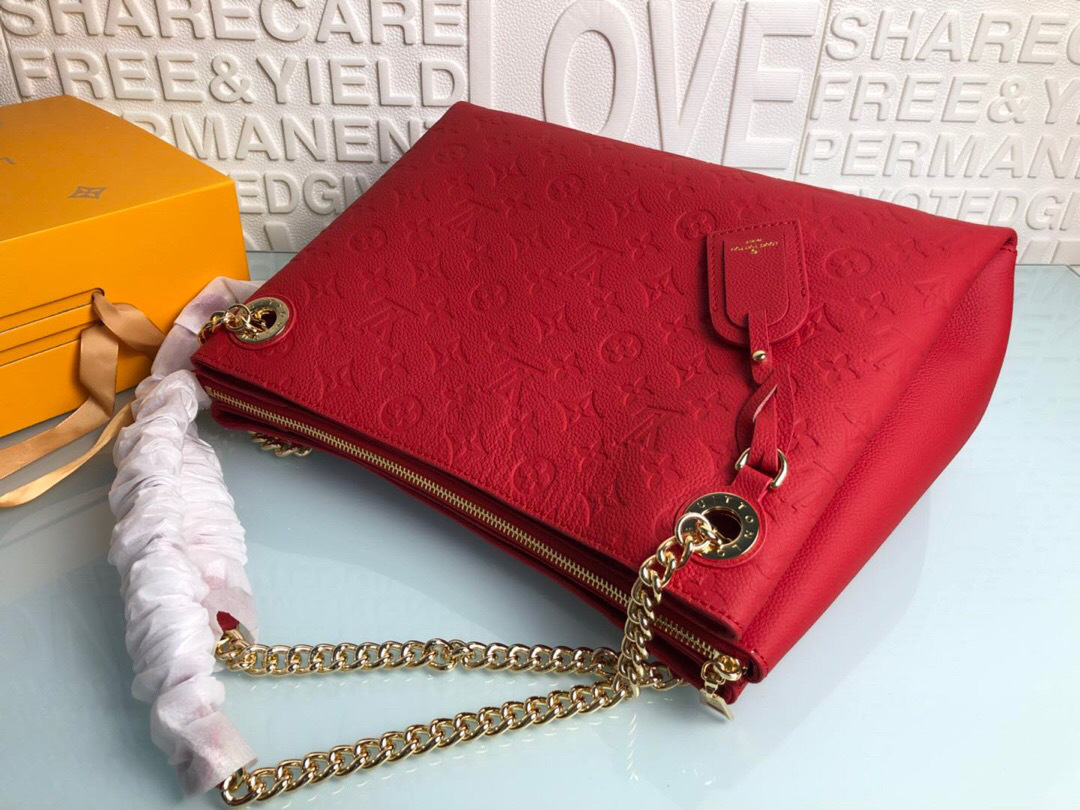 L0vis Vvtt0n Monogram Empreinte Leather Handbags M43758 Red