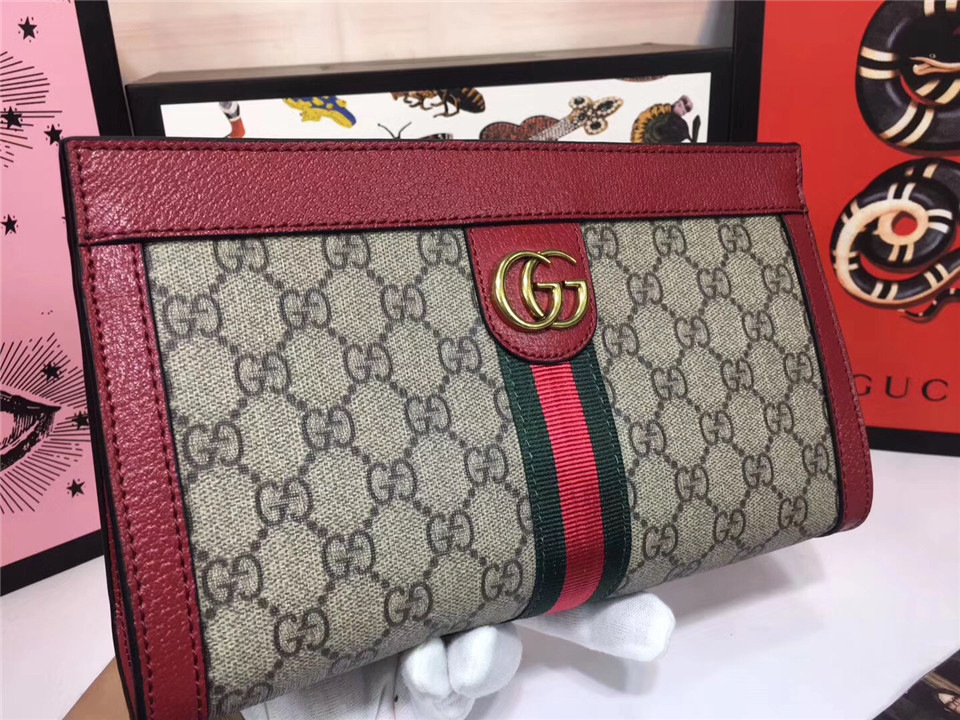 Gvc*1 PVC Leather women bag 493677 Red