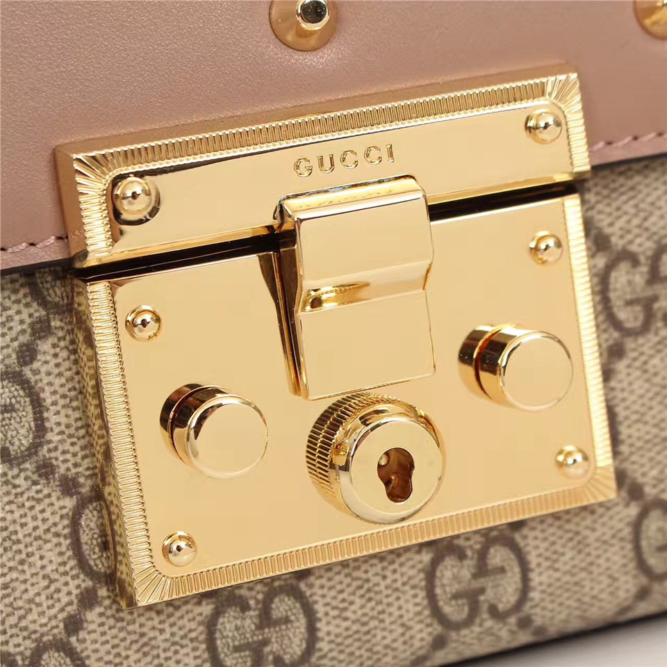 Gvc*1 Padlock Bee Star small shoulder bag 432182 Pink