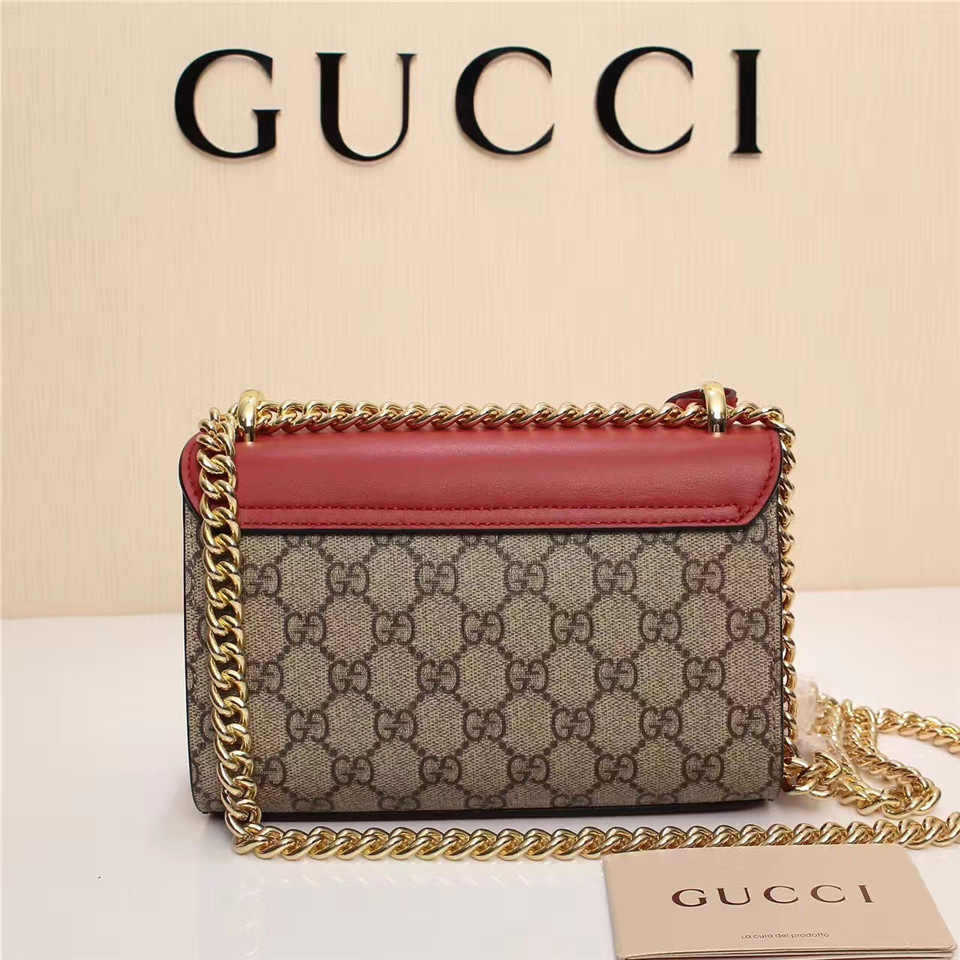 Gvc*1 Padlock Bee Star small shoulder bag 432182 Red