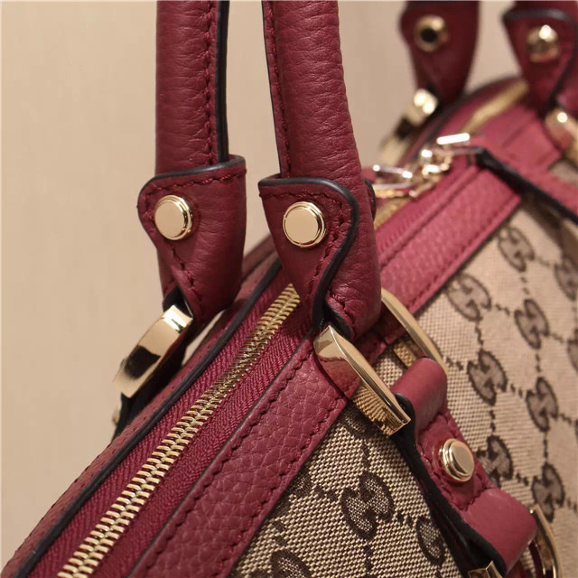Gvc*1 341503 Nylon Large Convertible Tote Bag Wine Red