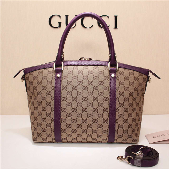 Gvc*1 341503 Nylon Large Convertible Tote Bag Purple