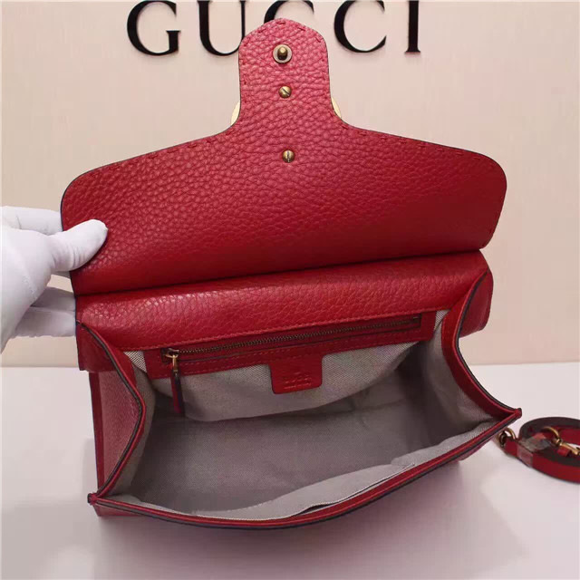 Gvc*1 Marmont small top handle bag 421890 Red