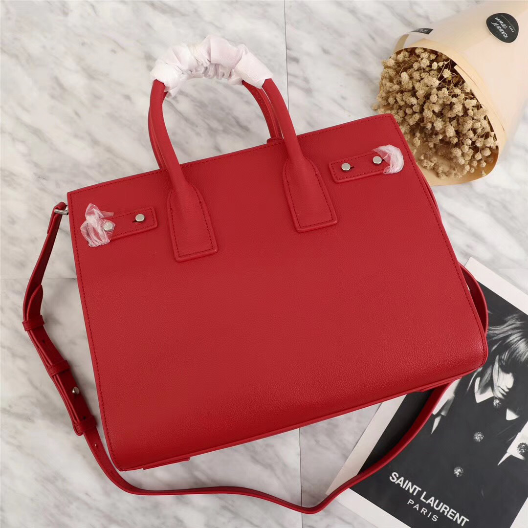 Y51 Original Leather Women Handbag Red color