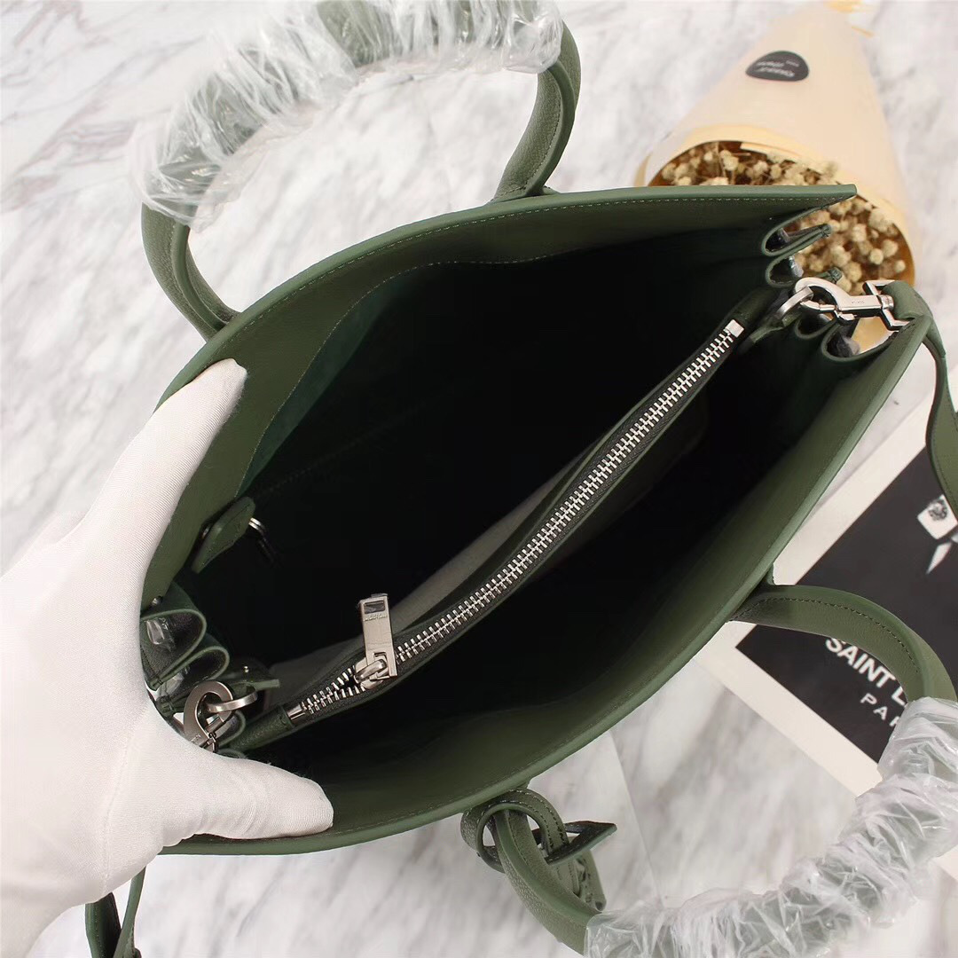 Y51 Original Leather Women Handbag Green