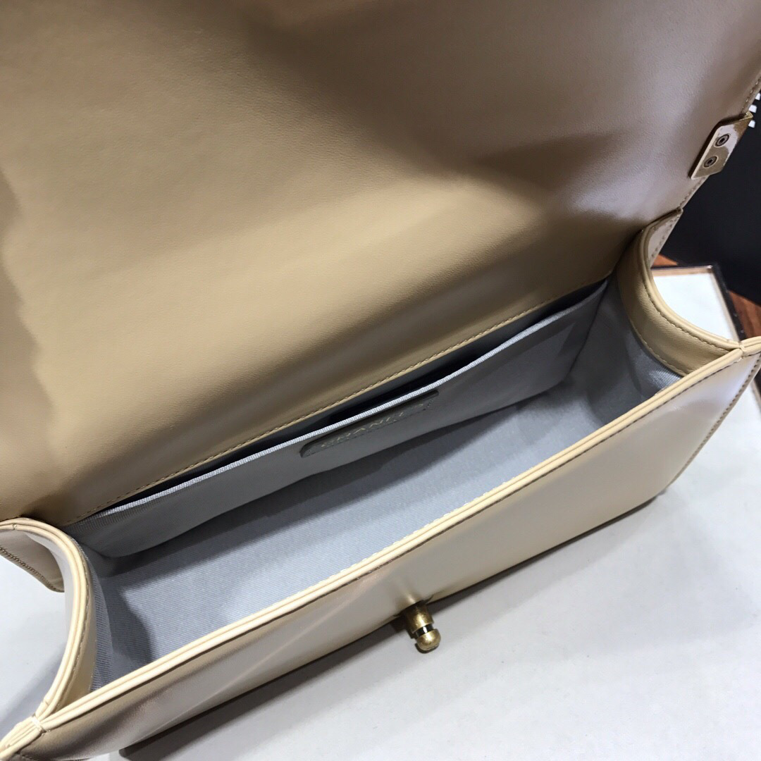 Ch**el Leboy lambskin Bag in Apricot 67086