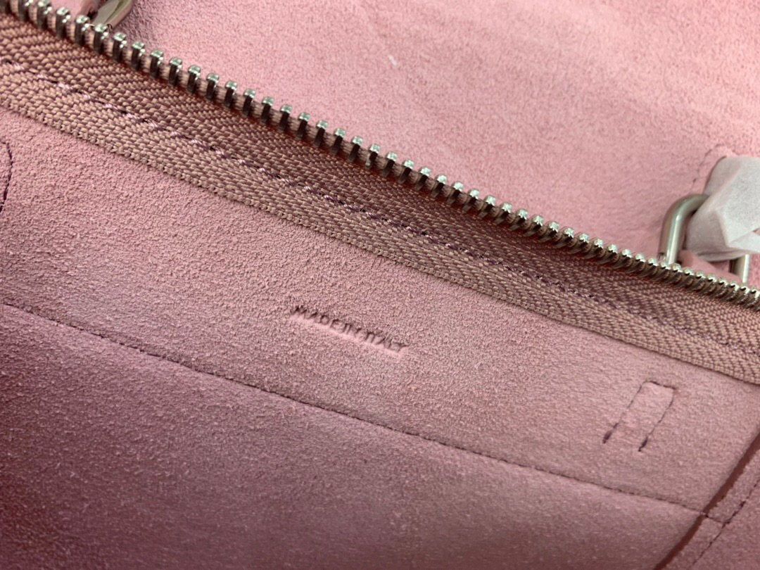 Ce1i*e Micro Belt Bag In Grained Calfskin with Pink 20cm 175519