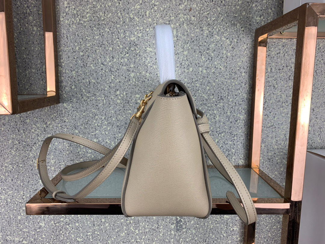 Ce1i*e Micro Belt Bag In Grained Calfskin with Khaki 20cm 175519