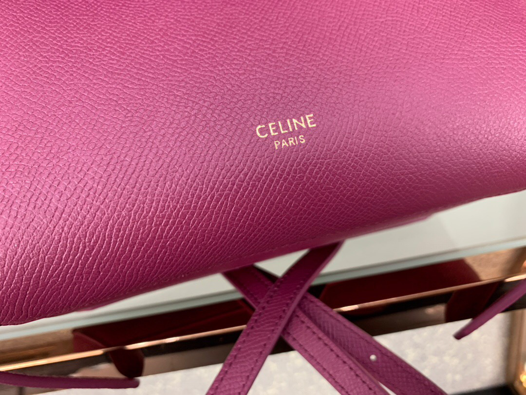 Ce1i*e Micro Belt Bag In Grained Calfskin 20cm 175519