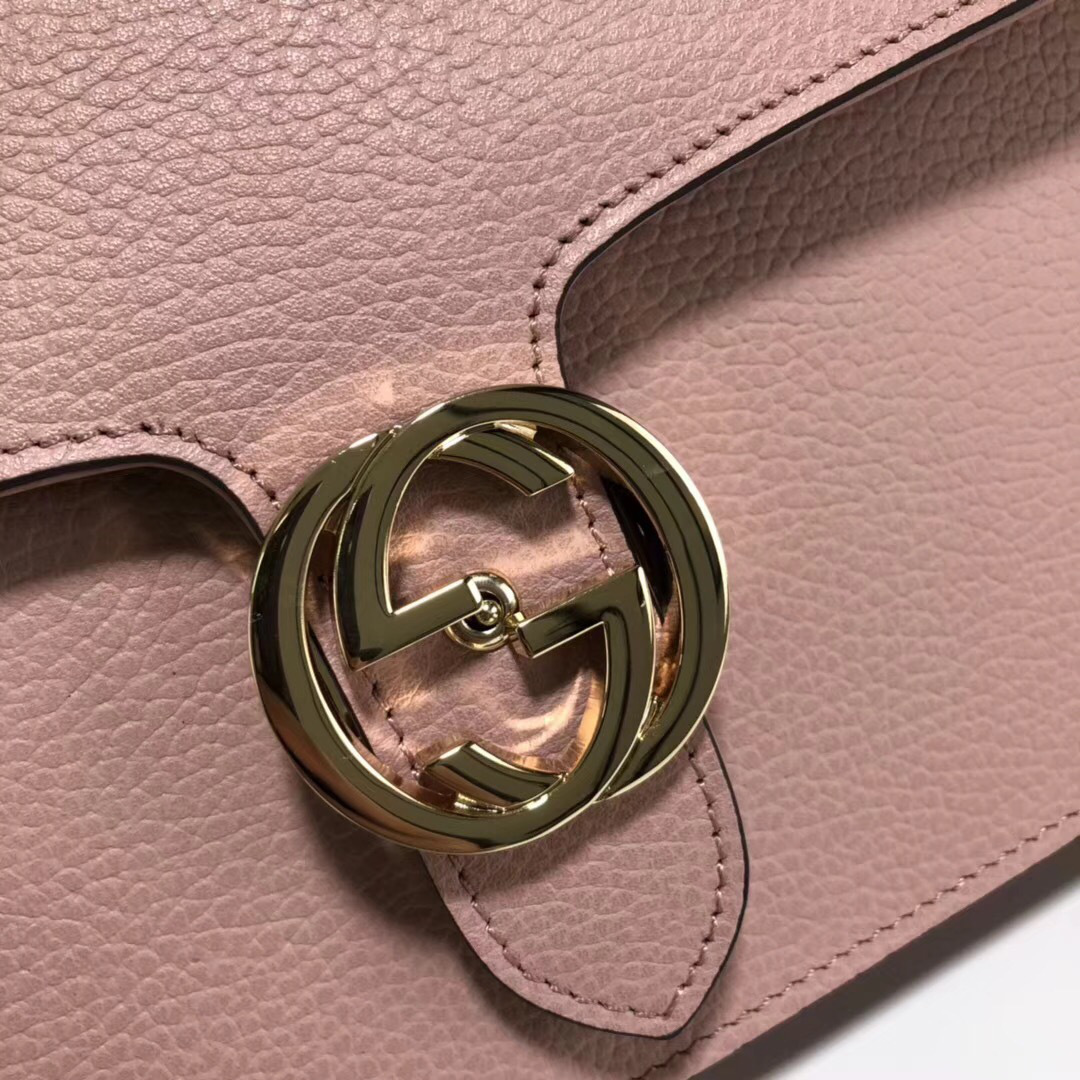 Gvc*1 Marmont Shoulder Pink Leather Cross Body Bag 510303