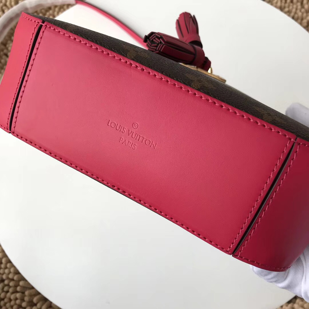 L0vis Vvtt0n Monogram Saintonge Rose Red Handbag M43559 Bagsaa