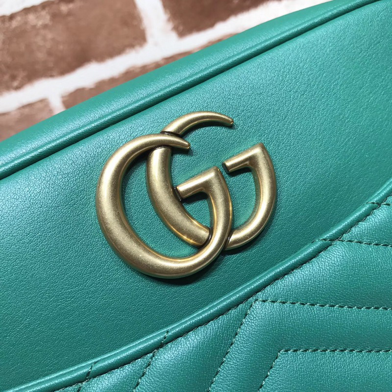 Gvc*1 Marmont medium shoulder bag green 443499 Bagsaa