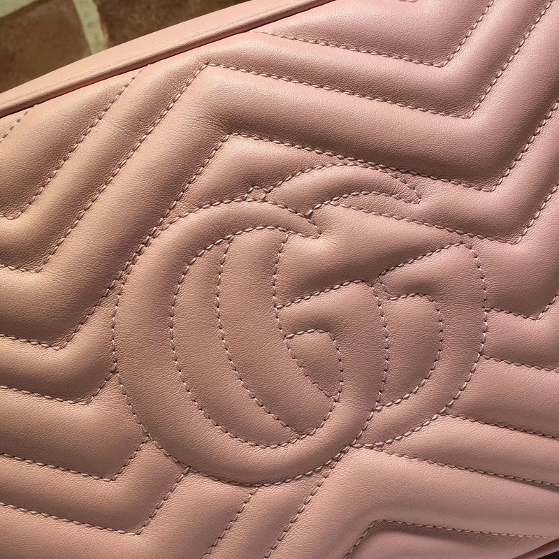 Gvc*1 Marmont medium shoulder bag pink 443499 Bagsaa