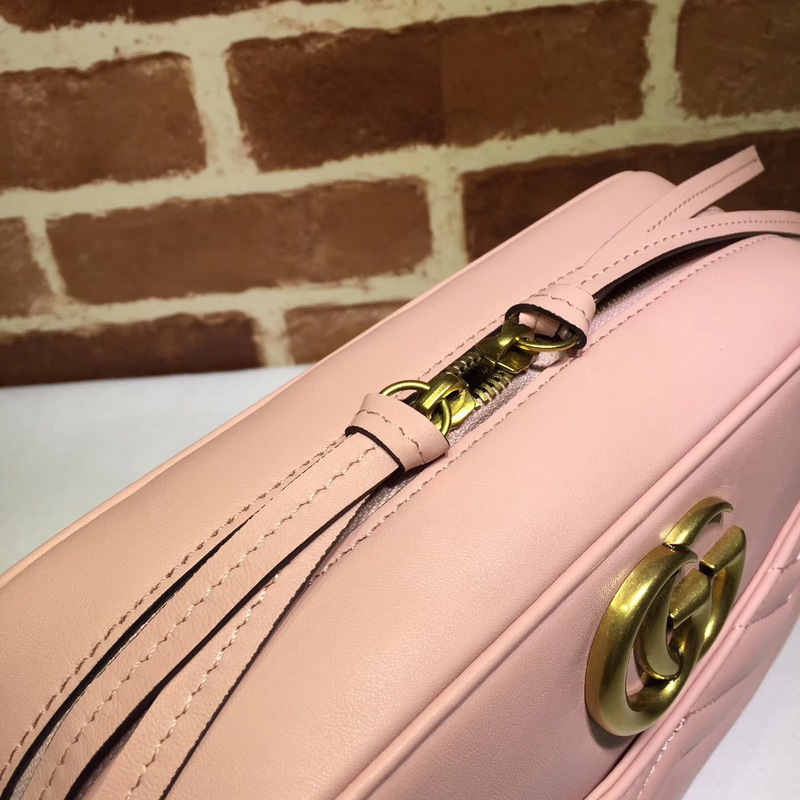 Gvc*1 Marmont medium shoulder bag pink 443499 Bagsaa