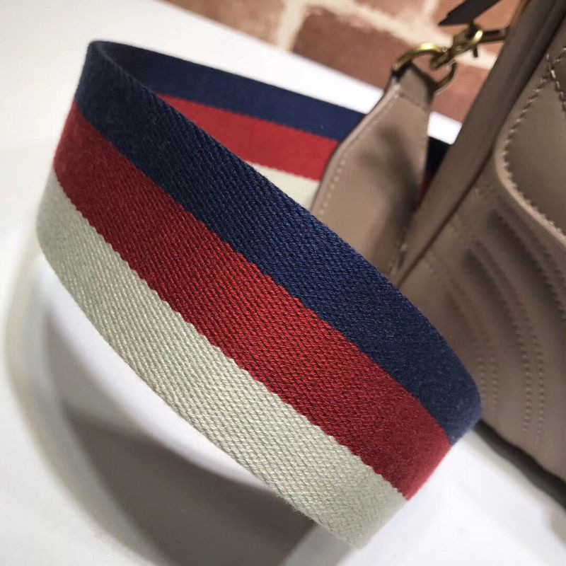 Gvc*1 Marmont leather shoulder bag pink 498100 Bagsaa