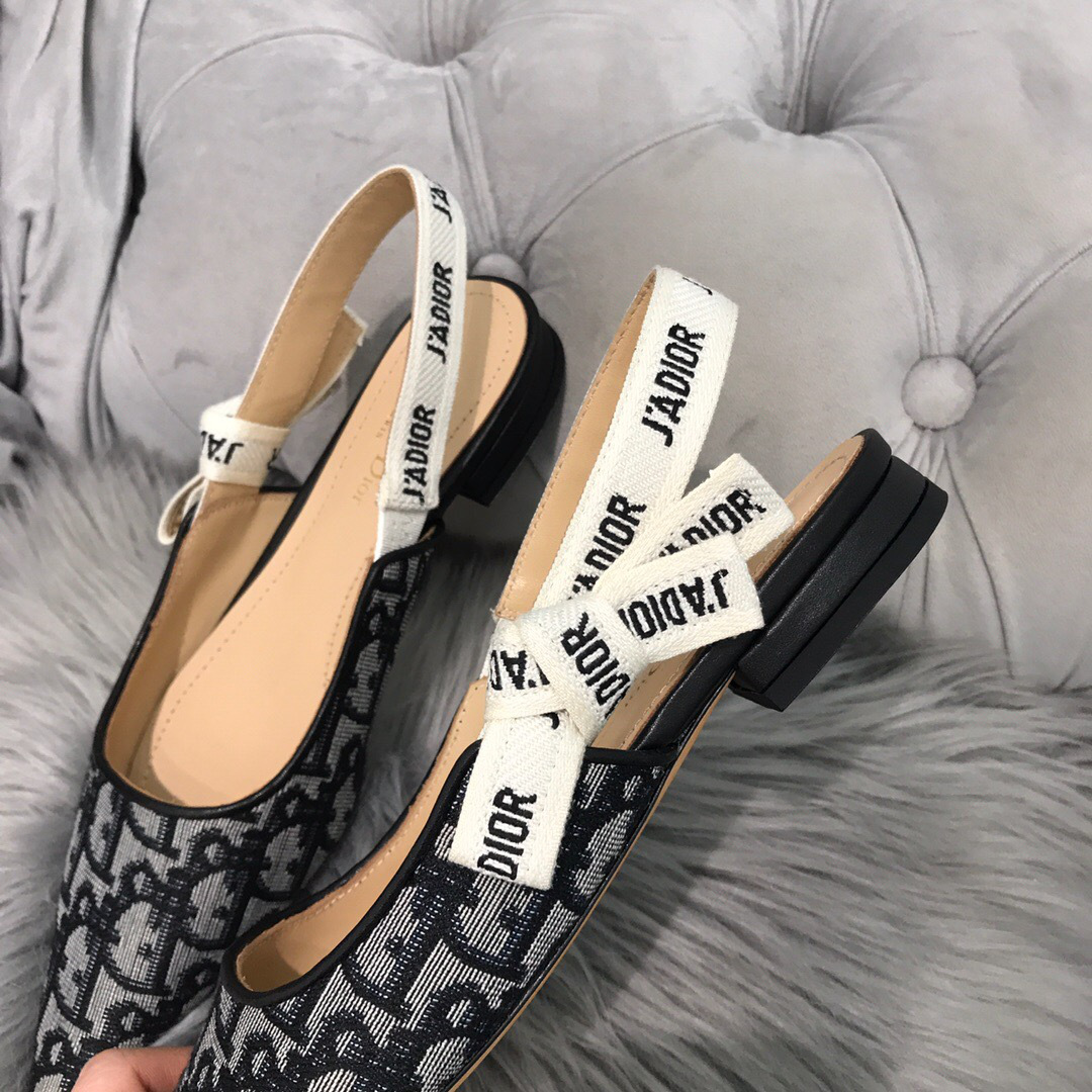 D10r Black Flat shoes