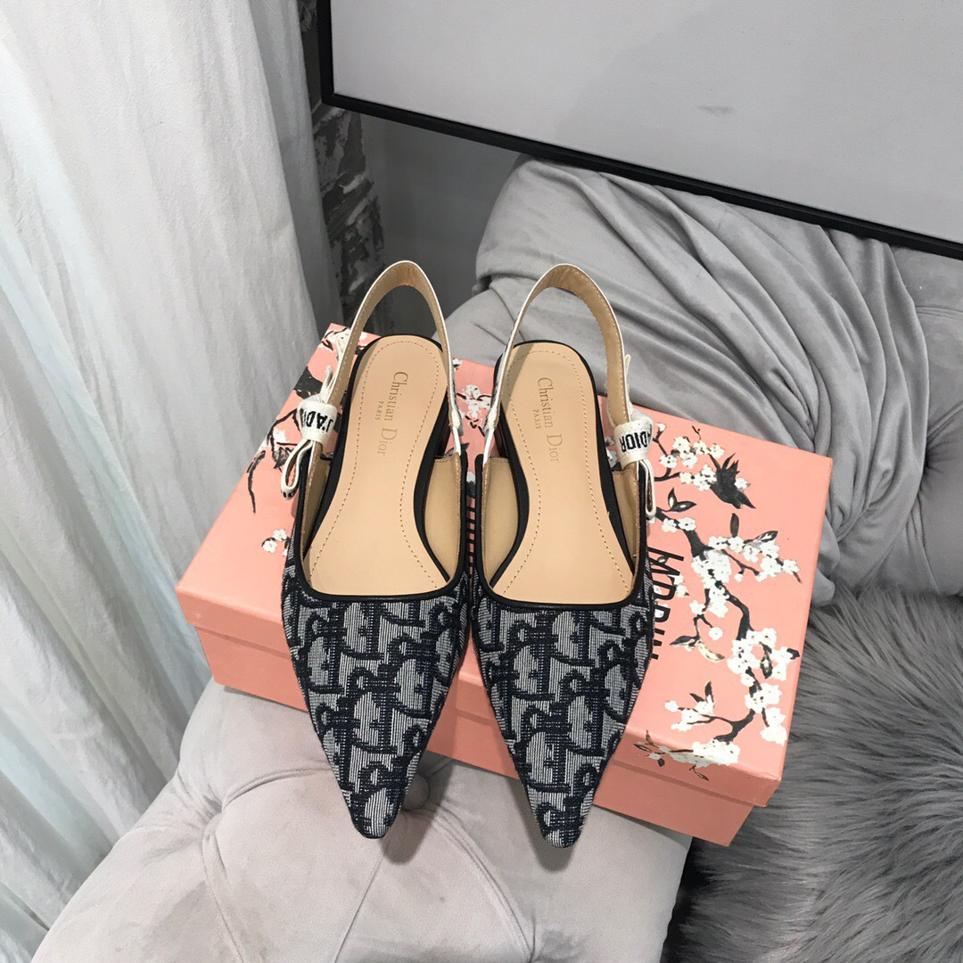 D10r Black Flat shoes