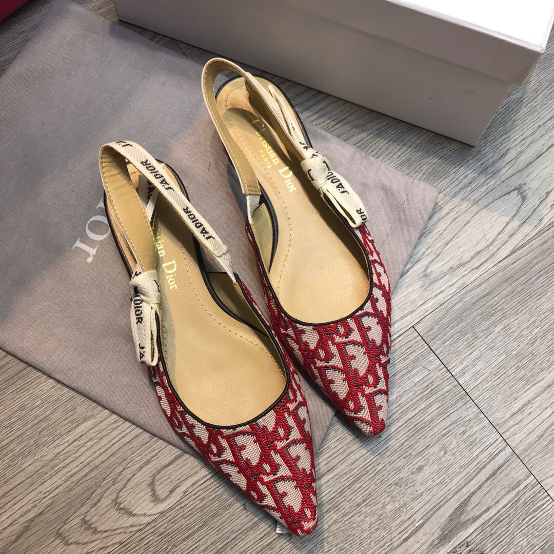 D10r Red Flat shoes