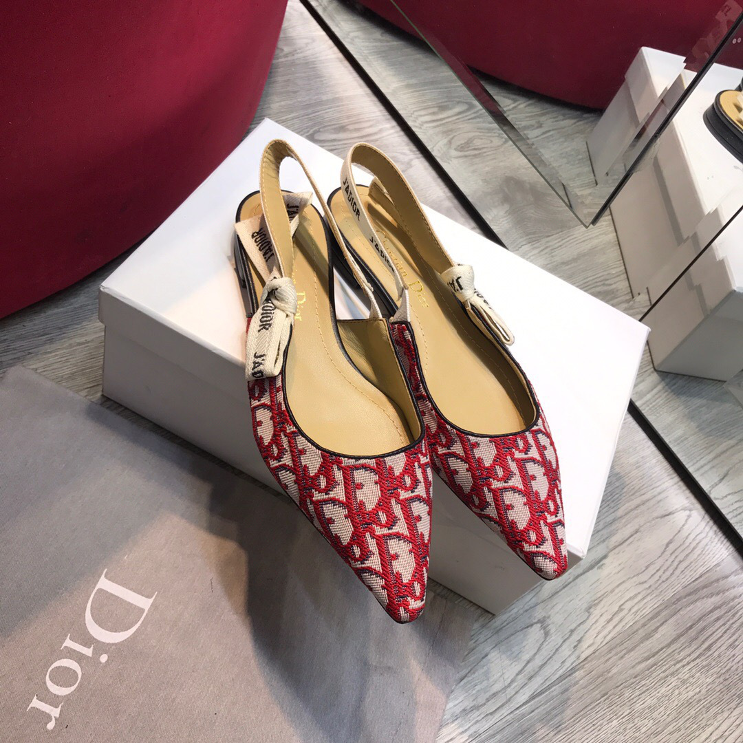 D10r Red Flat shoes